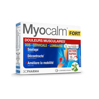 Les 3 Chênes Myocalm fort - douleurs musculaires 15 comprimés