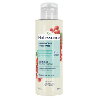 Natessance Shampoing Fortifiant Ricin & Kératine Végétale 100 ml