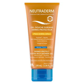 Neutraderm Gel Douche Surgras Dermo Protecteur Peaux sèches 100ml
