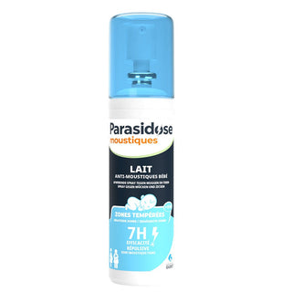 PARASIDOSE Lait anti-moustiques bébé 100ml