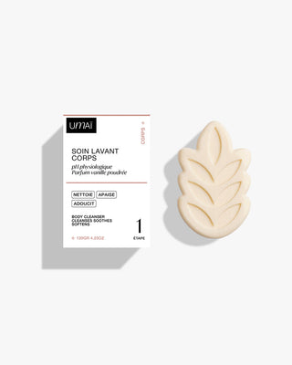 Umaï Soin lavant corps vanille poudrée 120g