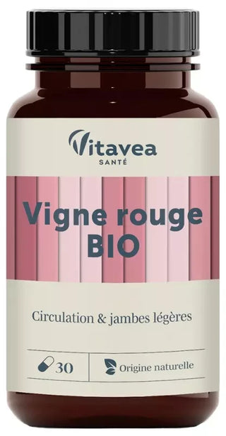 Vitavea Vigne Rouge Circulation & Jambes Légères Bio 30 Unités