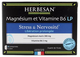Herbesan Magnésium et Vitamine B6 LP 30 Comprimés