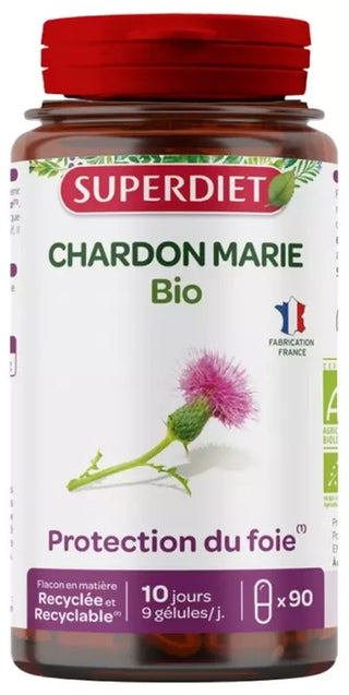 Superdiet Chardon Marie Bio - 90 Gélules