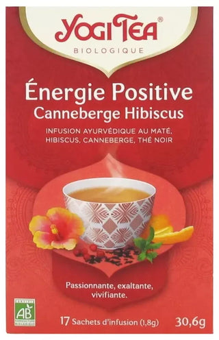 Yogi Tea Énergie Positive Canneberge Hibiscus