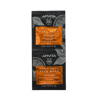 Apivita Express Beauty Masque Visage Radiance à l'Orange 2x8ml