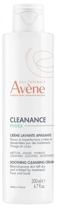 Avène Cleanance Hyrdra Crème Lavante Peaux Desséchées 200 ml