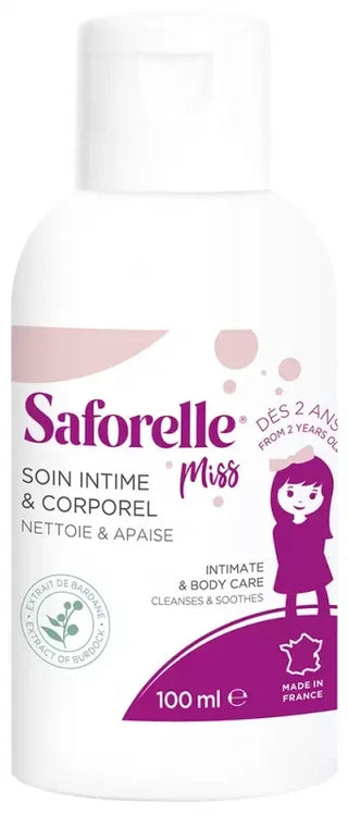 Saforelle Miss Soin Intime et Corporel Dès 2 Ans 100 ml