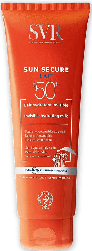 SVR Sun Secure lait hydratant invisible SPF50+ 250ml