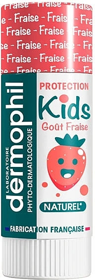 Dermophil Stick soin des lèvres enfant 4g- parfum: fraise