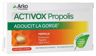 Arkopharma Activox Propolis Miel Citron 20 Comprimes