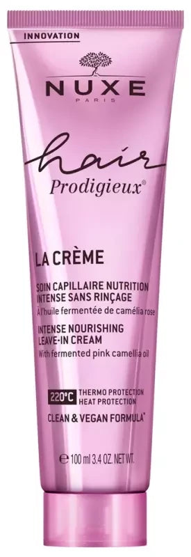 Nuxe Hair Prodigieux La Crème Soin Capillaire Nutrition Intense Sans Rinçage 100 ml