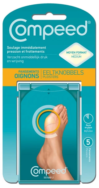 Compeed Oignons Moyen Format 5 Pansements