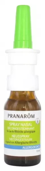 Pranarôm Allergoforce Spray Nasal Décongestionnant dm Aux Huiles Essentielles Biologiques 15 ml