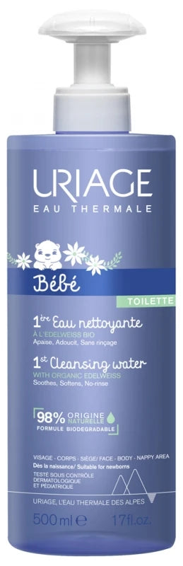 Uriage Bébé 1Ère Eau Nettoyante 500 ml