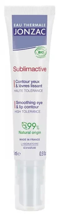 Eau Thermale Jonzac Sublimactive Contour Yeux et Lèvres Lissant Toutes Peaux 15 ml