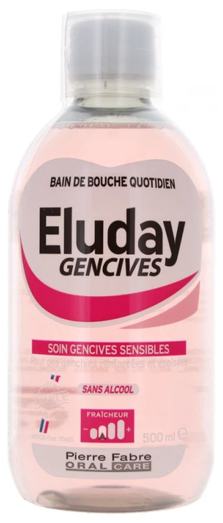 Pierre Fabre Oral Care - Eluday Gencives - Bain de Bouche Gencives Sensibles 500 ml