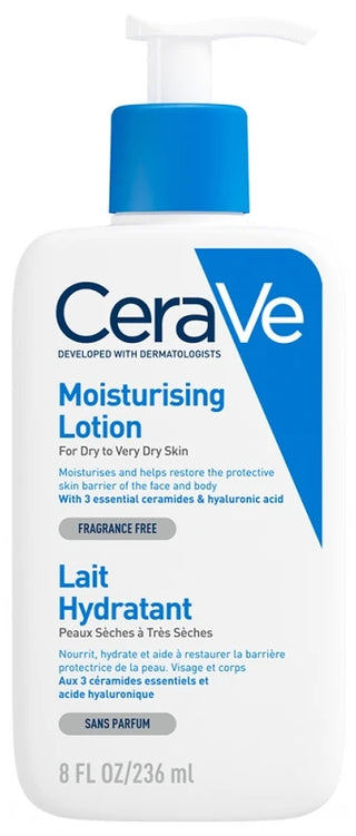 Cerave Lait Hydratant Visage et Corps Pour Les Peaux Sèches à Trèsèches 236 ml