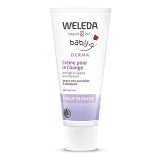 WELEDA Baby Derma Crème pour le Change à la Mauve blanche