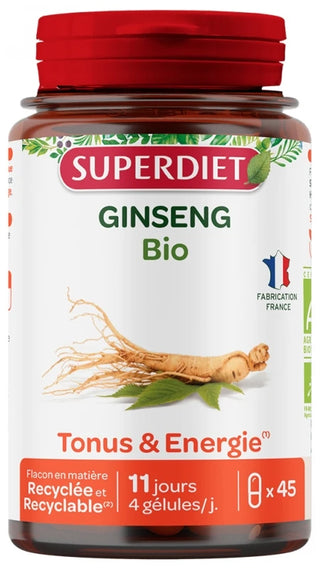 Superdiet Ginseng Bio 45 Unités