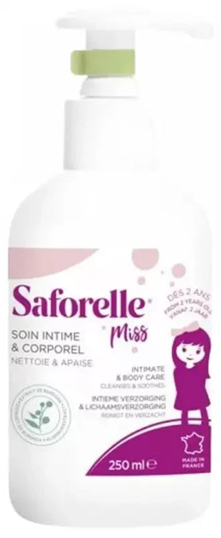 Saforelle Miss Soin Intime et Corporel Dès 2 Ans 250 ml