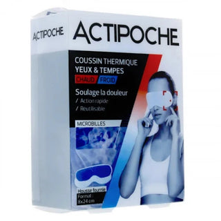 ACTIPOCHE COUSSIN THERMIQUE Microbilles Chaud / Froid Yeux & Tempes