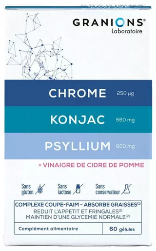 Granions Complexe Coupe Faim Absorbe Graisses 60 Gélules
