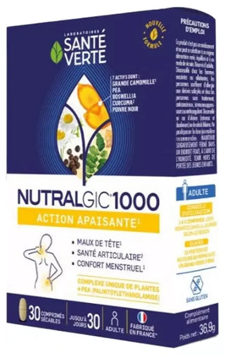 Santé Verte Nutralgic1000 Action Apaisante 30 Comprimés