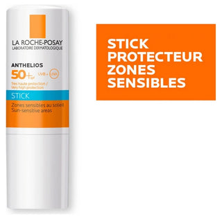 La Roche-Posay Anthelios Crème Solaire en Stick Zones Sensibles Visage Spf50+ Sans Parfum 9 g