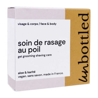 UNBOTTLED SOIN DE RASAGE AU POIL ALOE & KARITÉ 90G