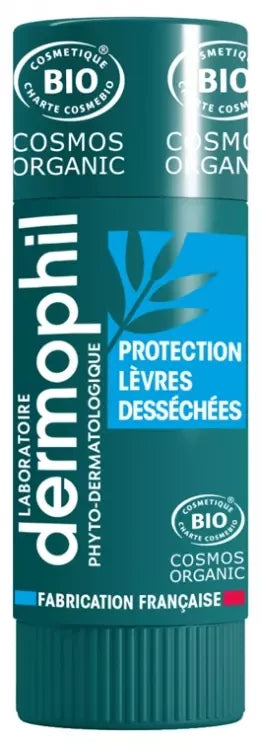 Dermophil Certifié Bio Stick Lèvres Protection Lèvres Desséchées 4 g (Anc. Protection Quotidienne)