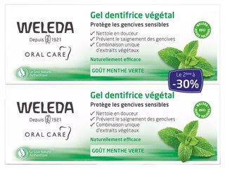 Weleda Duo Gel Dentifrice Végétal - 2 X 75 ml