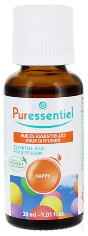 Puressentiel Diffuse Happy - Huiles Essentielles Pour Diffusion - 30 ml