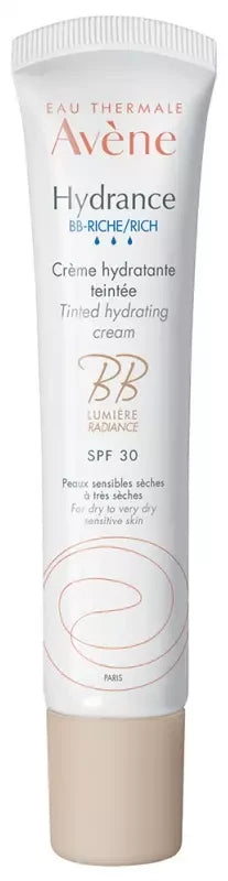 Avène Hydrance Eau Thermale - - Bb-Riche Crème Hydratante Teintée Effet Bonne Mine Naturel 40 ml