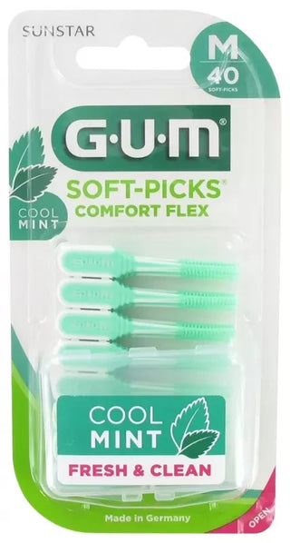 Gum Bâtonnet Interdentaire Soft-Picks® Comfort Flex Mint Médium - 40 Unités - Taille : Medium