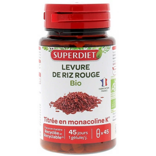 SuperDiet Levure de Riz Rouge Bio Comprimés