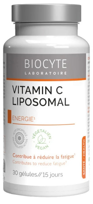 Biocyte Vitamine C Liposomale - Énergie - 30 Gélules