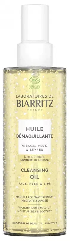 Laboratoires de Biarritz Huile Démaquillante Yeux Lèvres & Visage Bio 200 ml