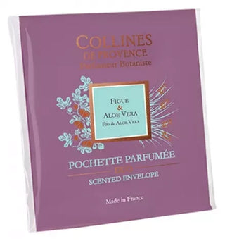 Collines de Provence Pochette Parfumée DUO 1 Unité - Parfum : Figue & Aloe Vera