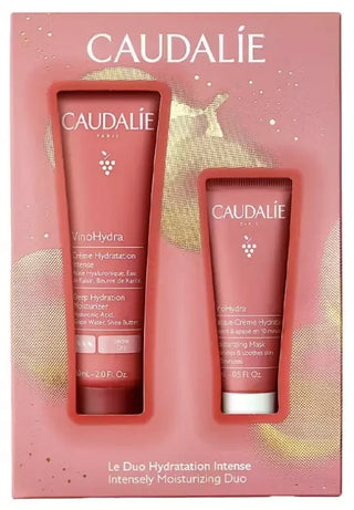 Caudalie VinoHydra Coffret Duo Crème Hydratation Intense 60 ml + Masque-Crème Hydratant 15 ml Offert