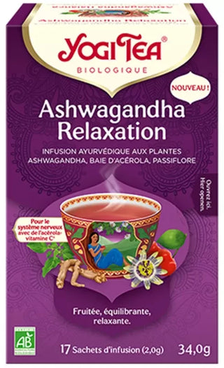 Yogi Tea Ashwagandha Relaxation - 17 Sachets d'Infusion