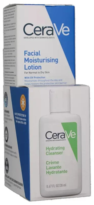 CeraVe Crème Hydratante Visage SPF 30 52 ml +Crème Lavante 20 ml Offerte