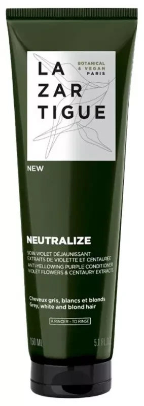 Lazartigue Neutralize Soin Violet Déjaunissant Cheveux Blancs et Blonds 250 ml
