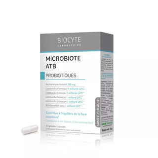 Biocyte Microbiote ATB Probiotiques, 10 Gélules