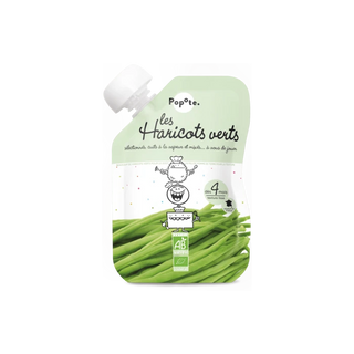 Popote Gourde Haricot Vert Bio 120g