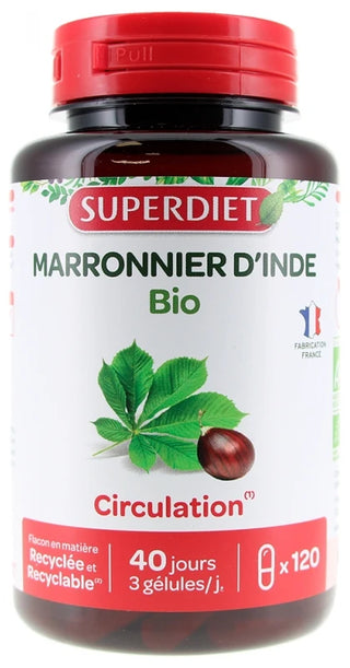 Superdiet Circulation Marronnier d'Inde Bio 120 Gélules