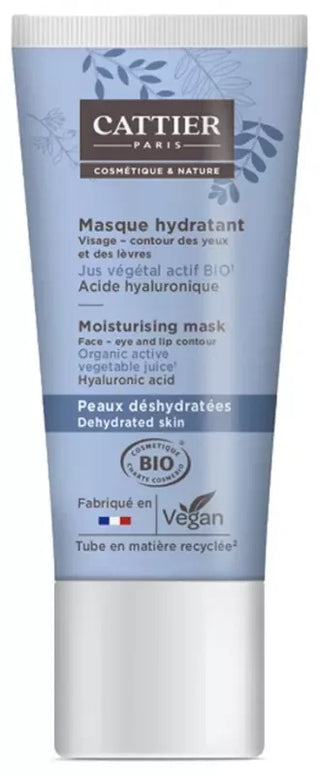 Cattier Masque Hydratant - Peaux Déshydratées - 50 ml