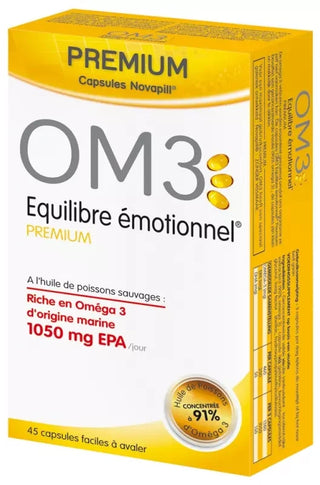 Om3 Équilibre Émotionnel Formule Premium - 45 Capsules