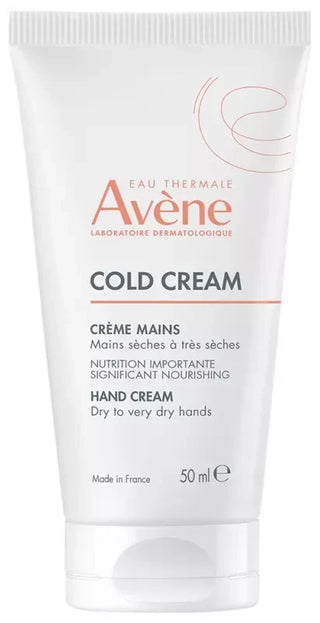 Avène Eau Thermale Crème Mains Concentrée Hydratante Peau Sèches Cold Cream 50 ml