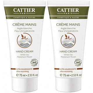 CATTIER CRÈME MAINS Ultra-Nourrissante 75ml x2
